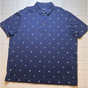 NWOT Daniel Cremieux Navy Polo Golf Men's Short Sleeve Shirt,‎ Sz XL. #nautical